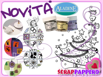 Nuovi prodotti Aladine Scrapbooking Polveri a rilievo Timbri e Speciale Natale Nuovi prodotti Aladine Scrapbooking Polveri a rilievo Timbri e Speciale Natale