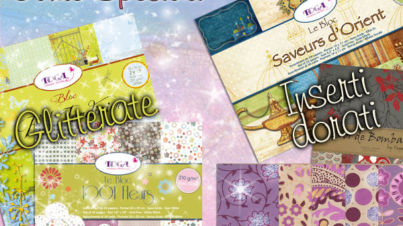 cartespeciali glitterate dorate rilievo