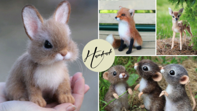 animali in feltro artigianali